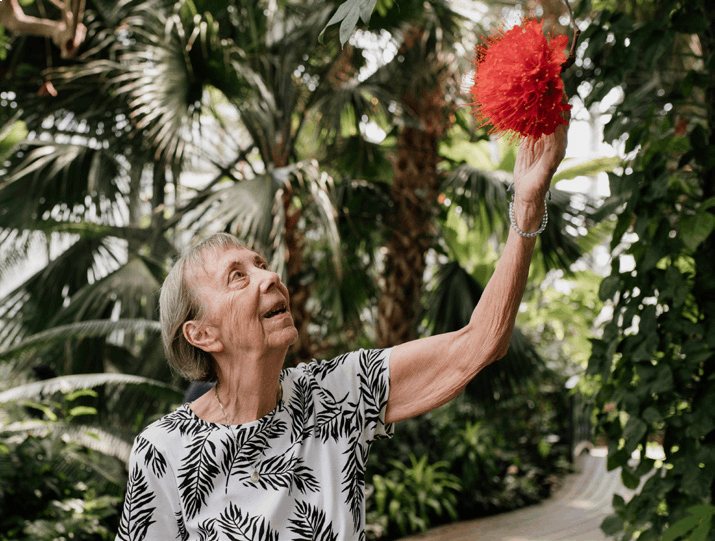 Delores Horn in Garden